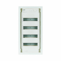 KLV-48HWS-SF üreges falba süllyesztett lapos ajtós elosztó, IP30, 4 sor 48(+8)TE
