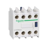 Schneider LADN22 - Segédérintkező blokk homloklapi 2Z+2NY csav.  Q10