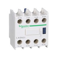 Schneider LADN31 - Segédérintkező blokk homloklapi 3Z+1NY csav.  Q2