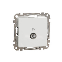 Schneider SDD111471 - ÚJ SEDNA TV aljzat végzáró 4 dB fehér Q10