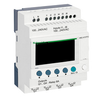 Schneider SR2A101FU - Zelio Vezérlőmodul LCD 10 I/O rel 230VAC