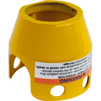 Schneider ZBZ1605 - fémvédő vészgombhoz, sárga
