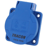 TRACON TICS-105S - B2P házt.alj,beépíth,kék IP44