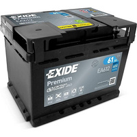 Exide Premium EA612 61Ah 600A 242x175x175mm Jobb+