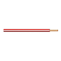 Kábel  - MCS kh 1x1,0mm2 piros/fehér      (100M)  CPR  rézvezeték  (H05V-K)